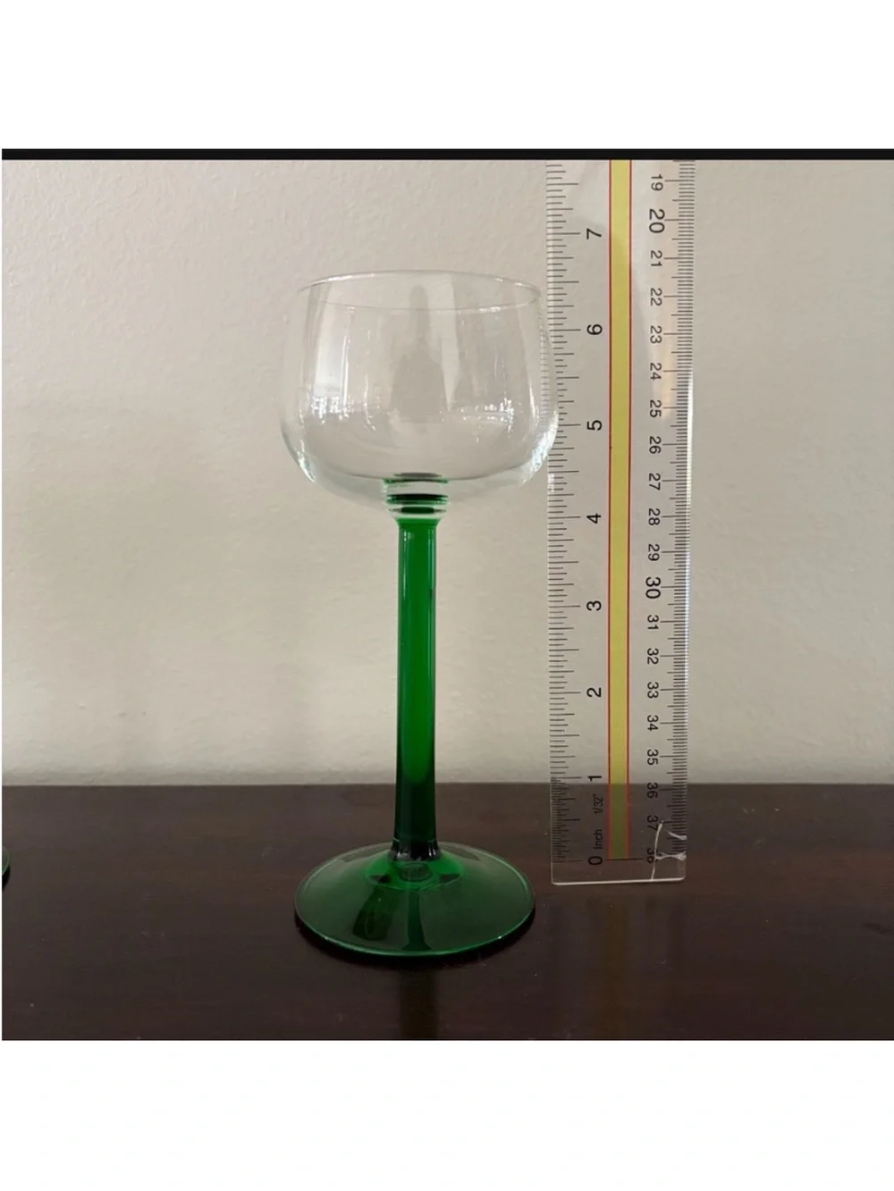 Vintage Wine Glasses by Luminarc made in France. Set of 8. Last set left